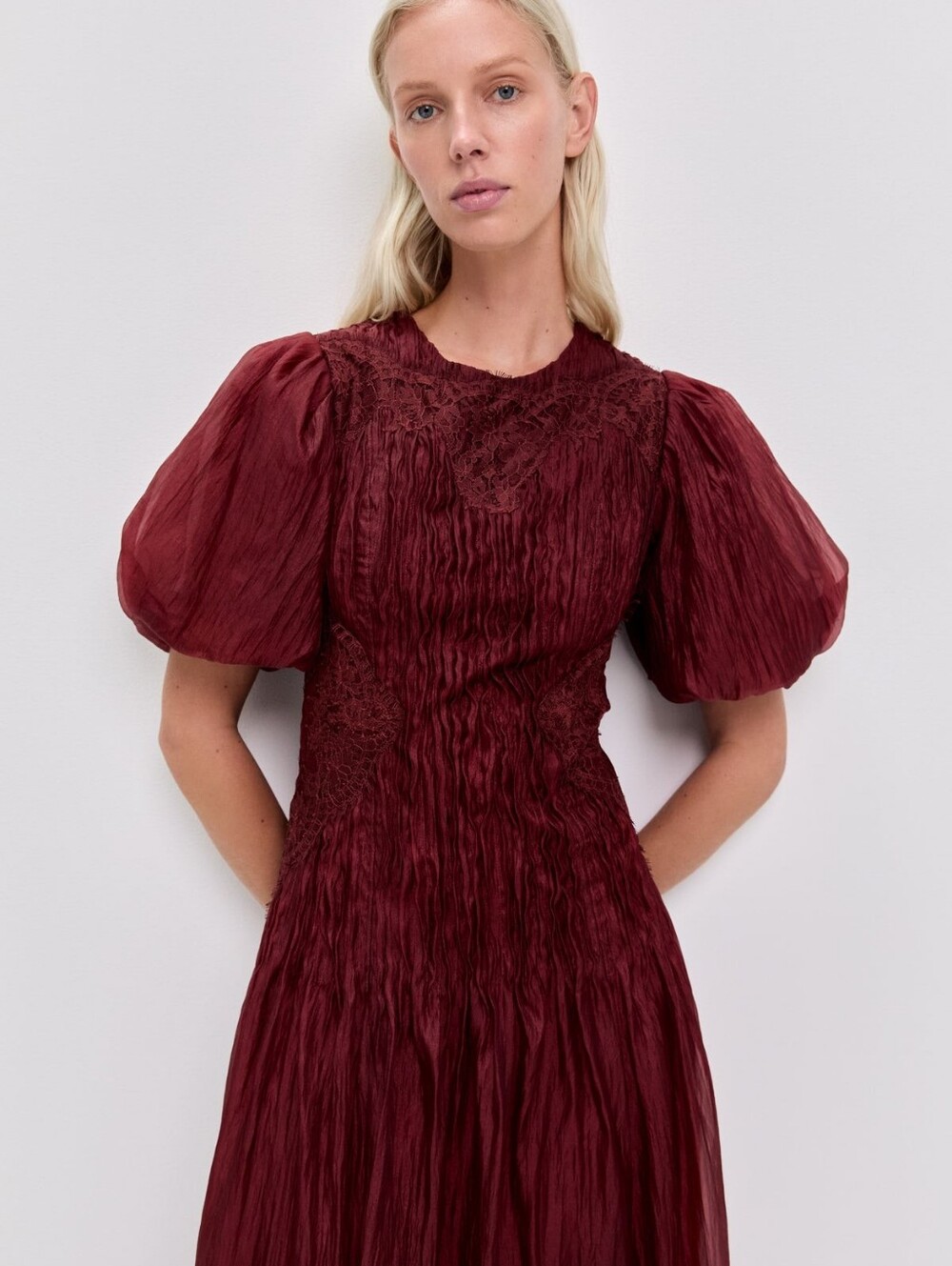 AJE Ophelia Lace Midi Dress - Picture 2 of 14